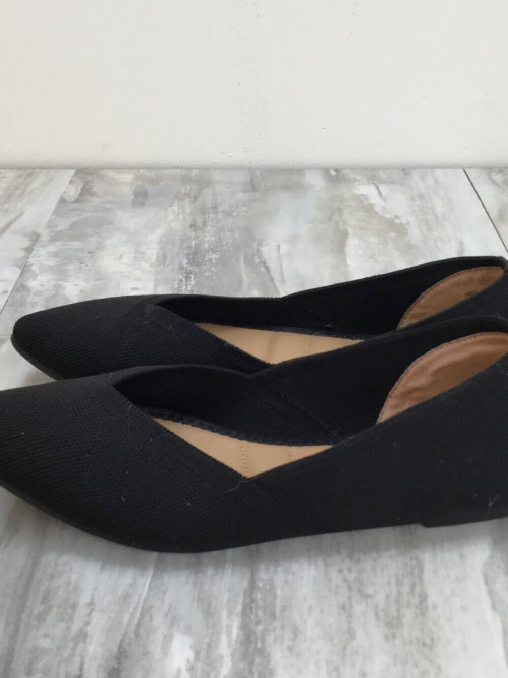 Cynthia Rowley Black Flats 7m - Picture 2 of 8